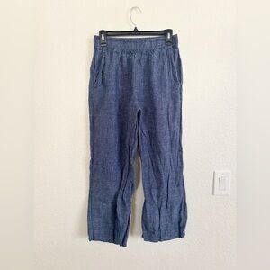 Sigrid Olsen linen Women's Casual Blue Trousers
